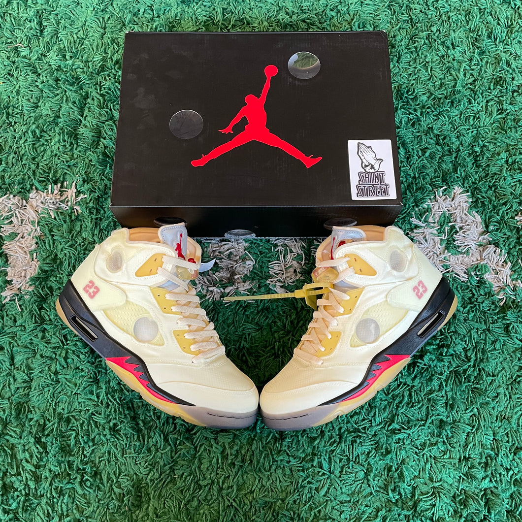 Jordan X Off-White Air Jordan 5 'Sail'