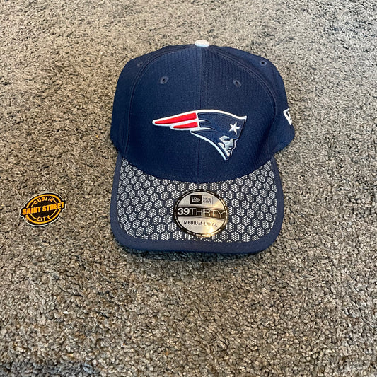 New Era 'Patriots' Navy Honeycomb Stretch Fit
