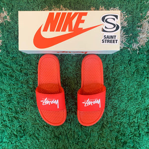 Nike X Stussy Benassi Slides (Online Only)