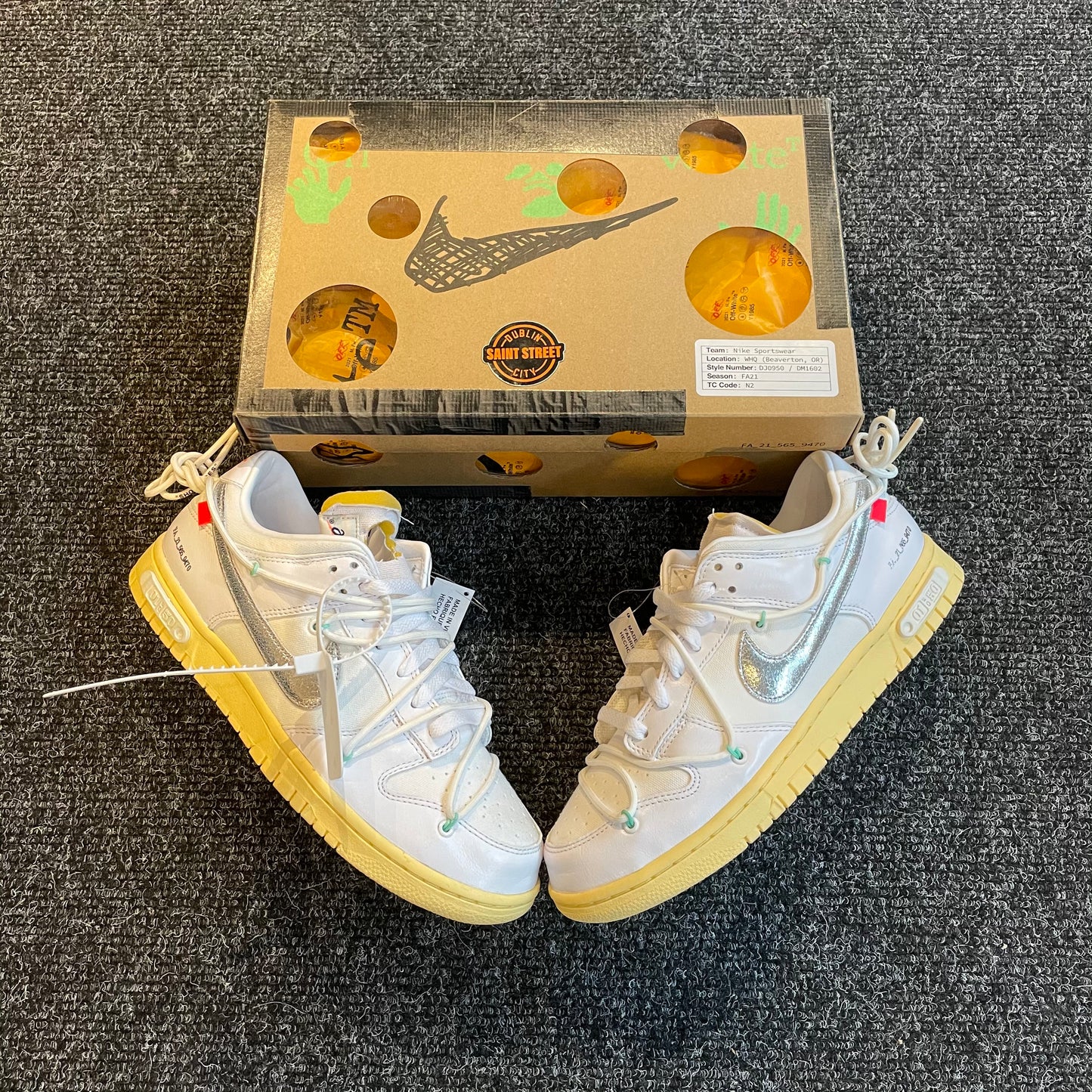 Nike X Off White Dunk Low 'Lot 01'