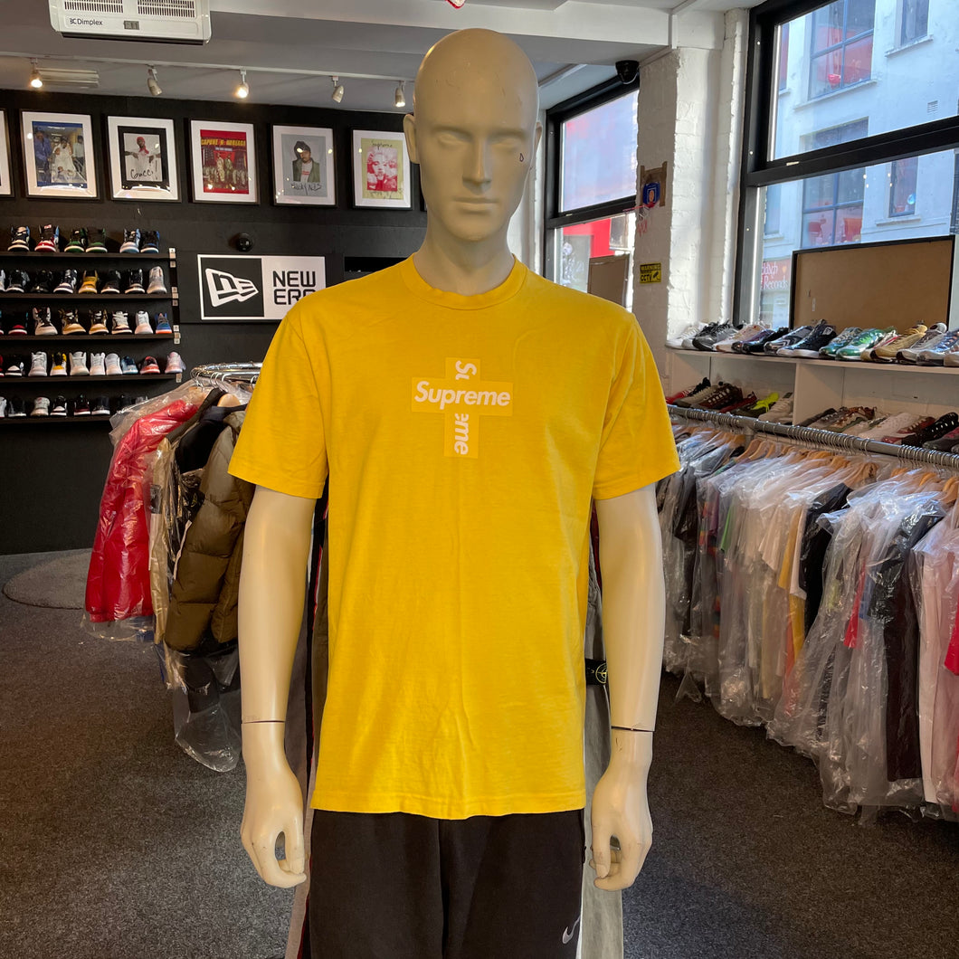 Supreme 'Cross Box Logo' Tee