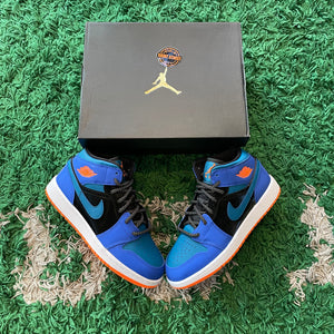 Air Jordan 1 Mid 'Green Abyss' (GS)