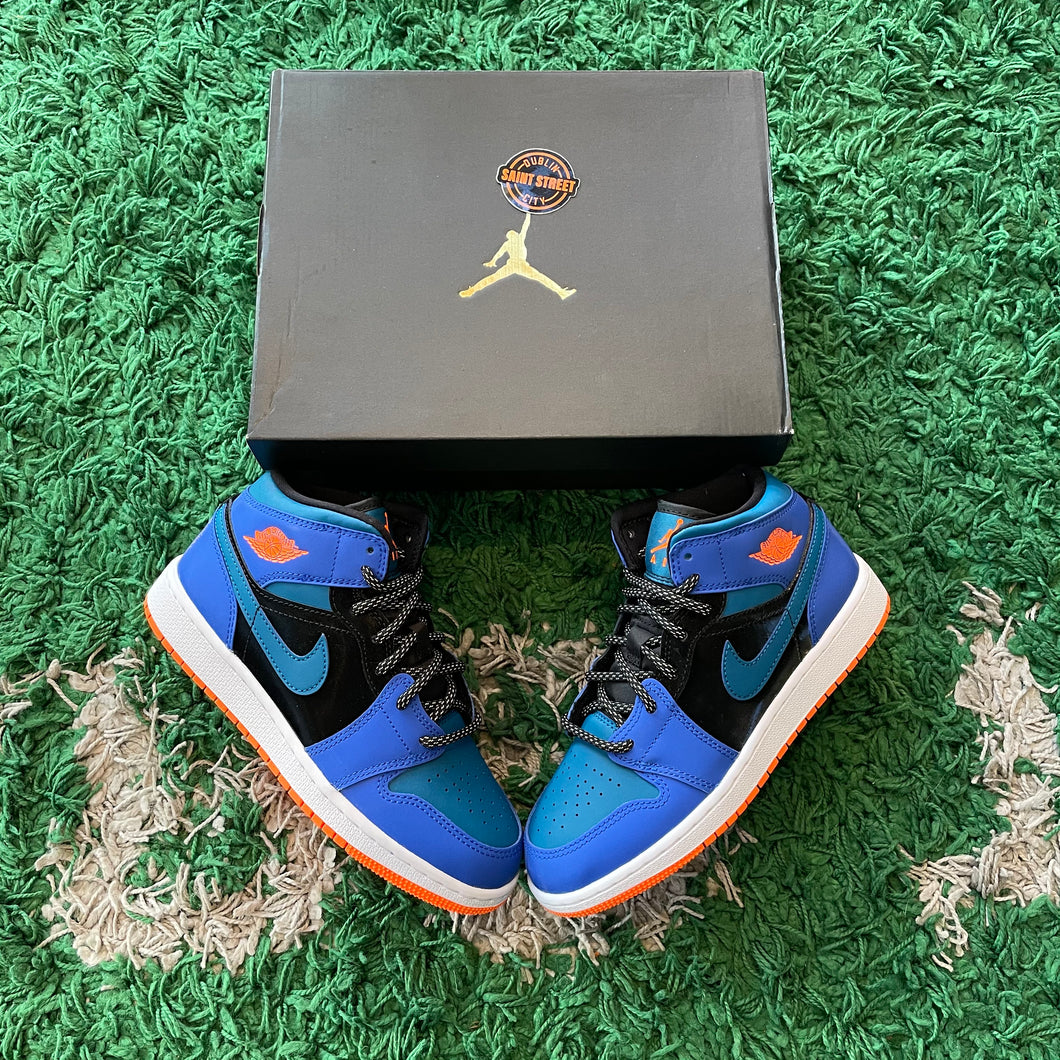 Air Jordan 1 Mid 'Green Abyss' (GS)
