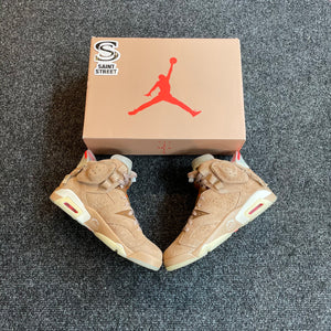 Air Jordan 6 X Travis Scott 'British Khaki'