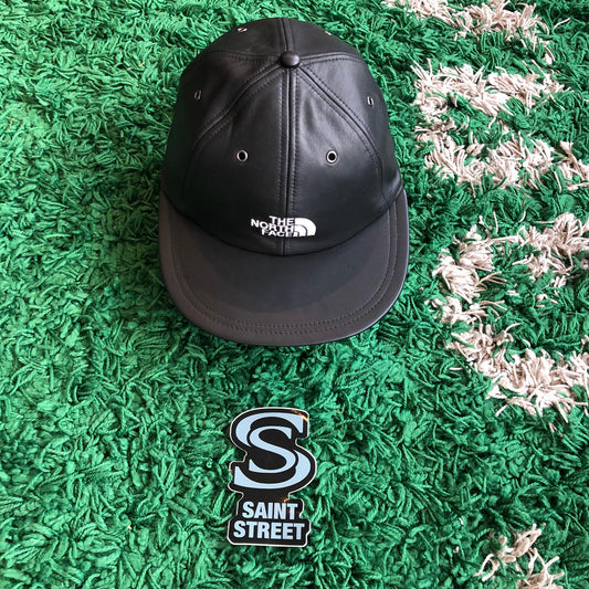 Supreme X TNF Leather 6 Panel