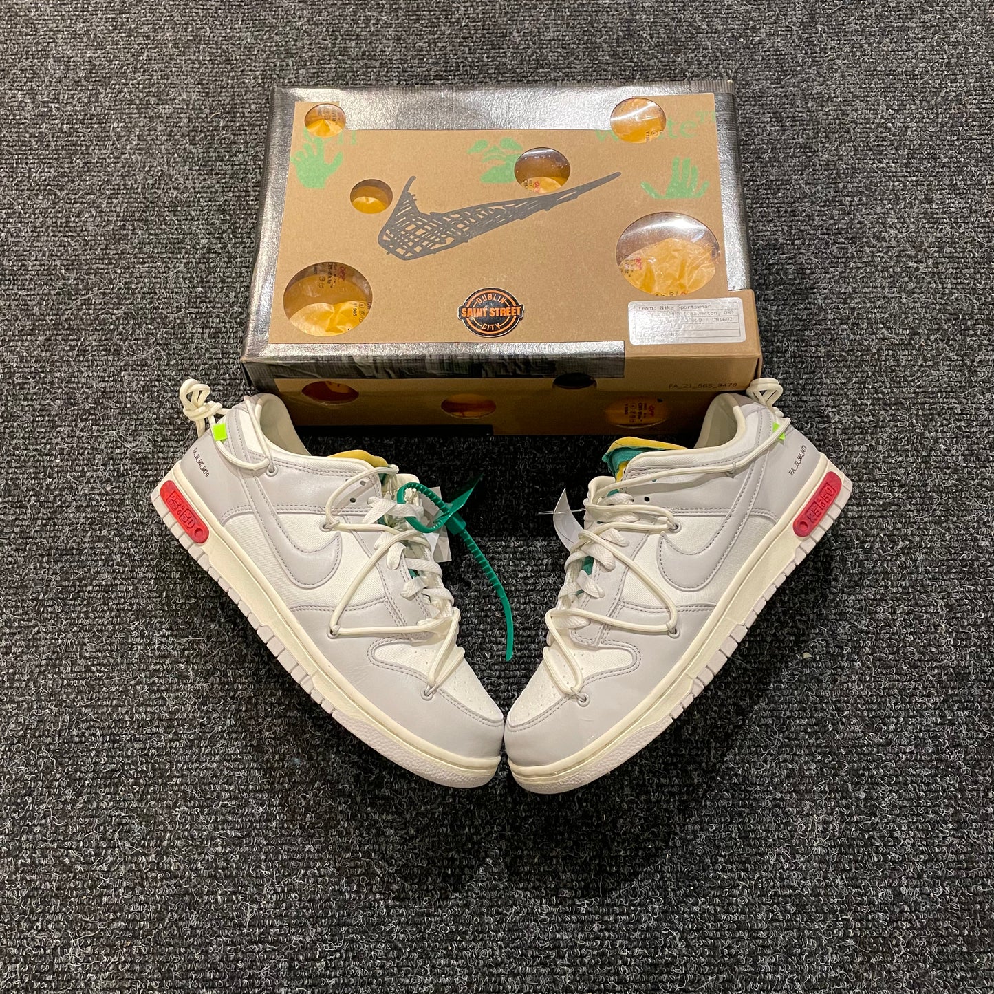 Nike X Off White Dunk Low 'Lot 25'