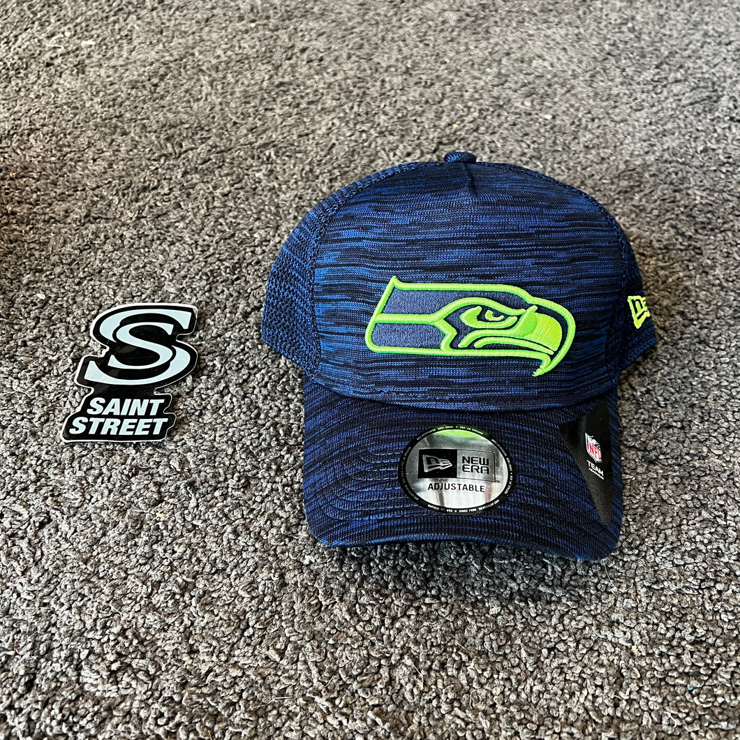 New Era 'Seattle Sea Hawks' Engineered Fit Cap Navy (Online Only)