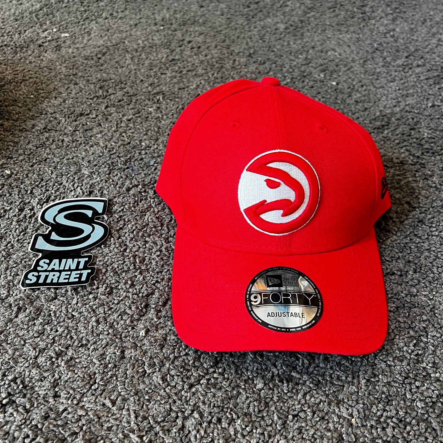 New Era 'Atlanta Hawks' 9Forty Cap Red (Online Only)