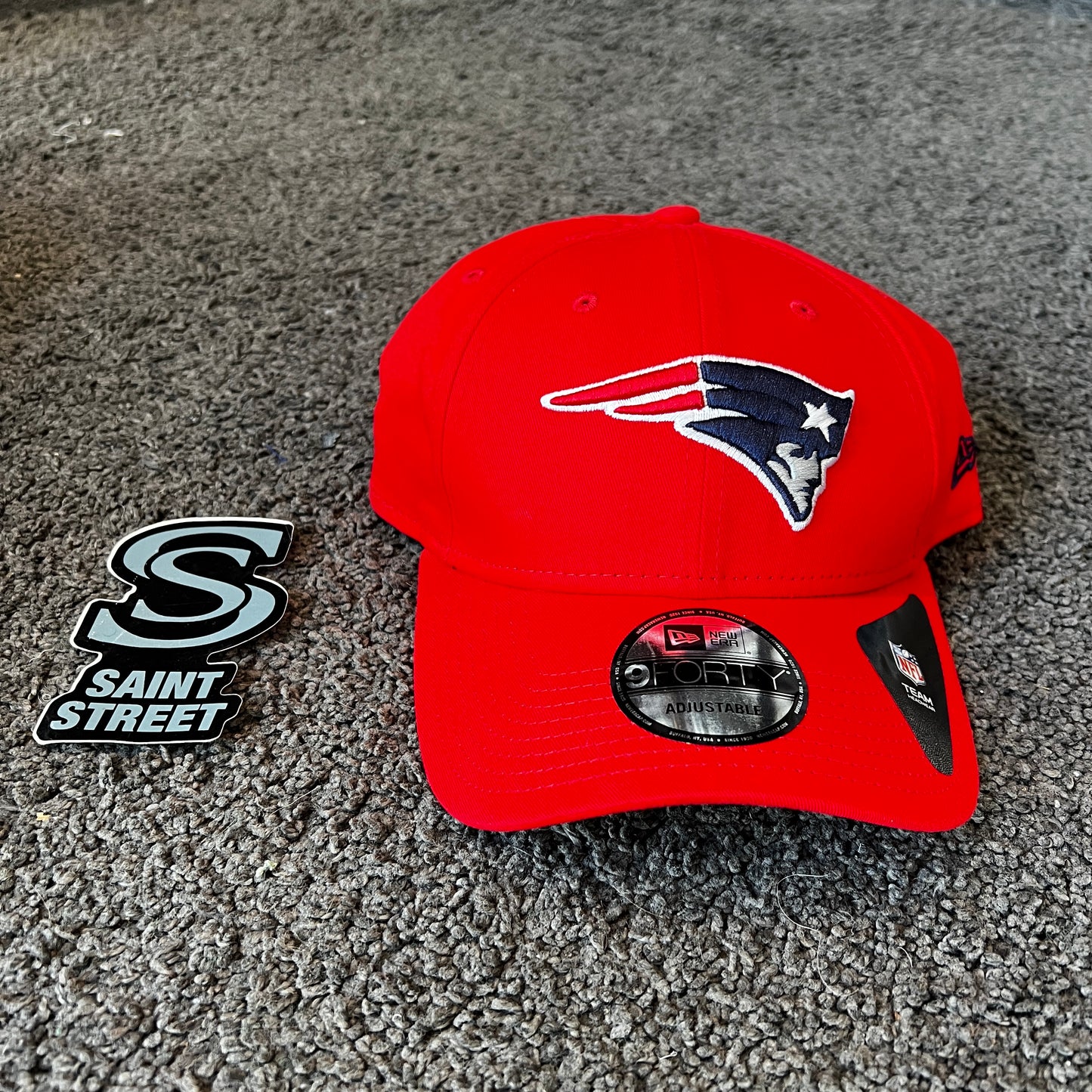 New Era 'New England Patriots' 9Forty Cap Red