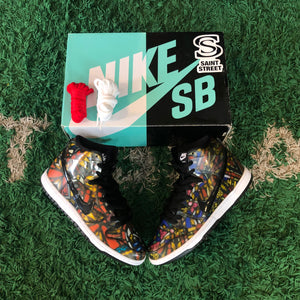 Nike X Concepts SB Dunk High 'Stained Glass'