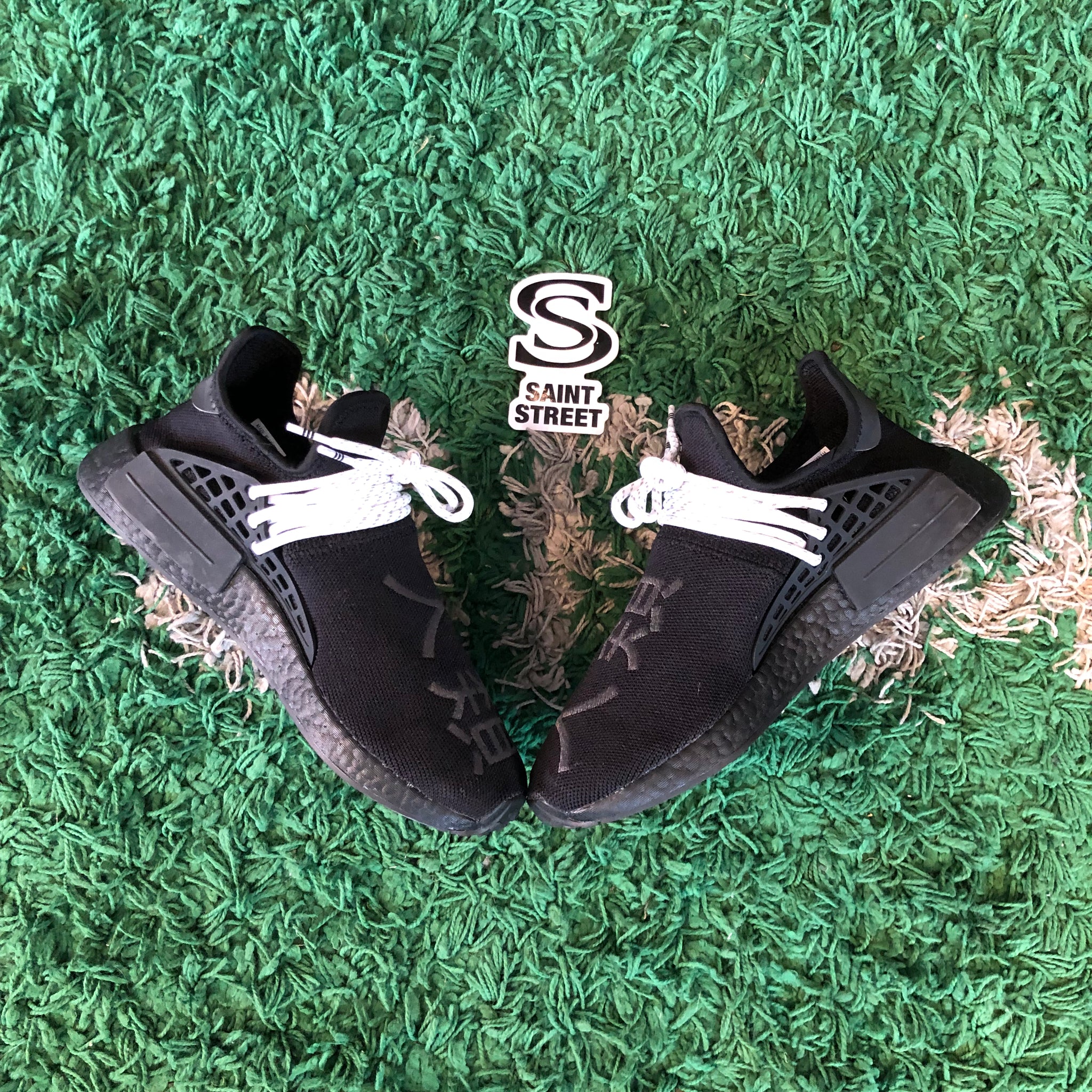 Adidas X Pharrell NMD Human Race Core Black SaintStreetSneakers