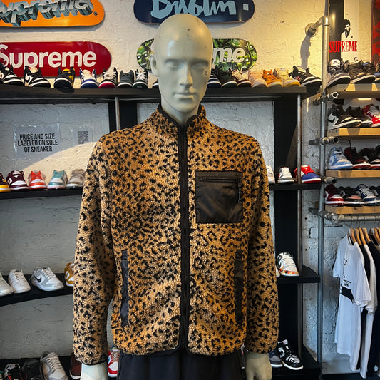 Supreme Leopard Fleece Reversible Jacket