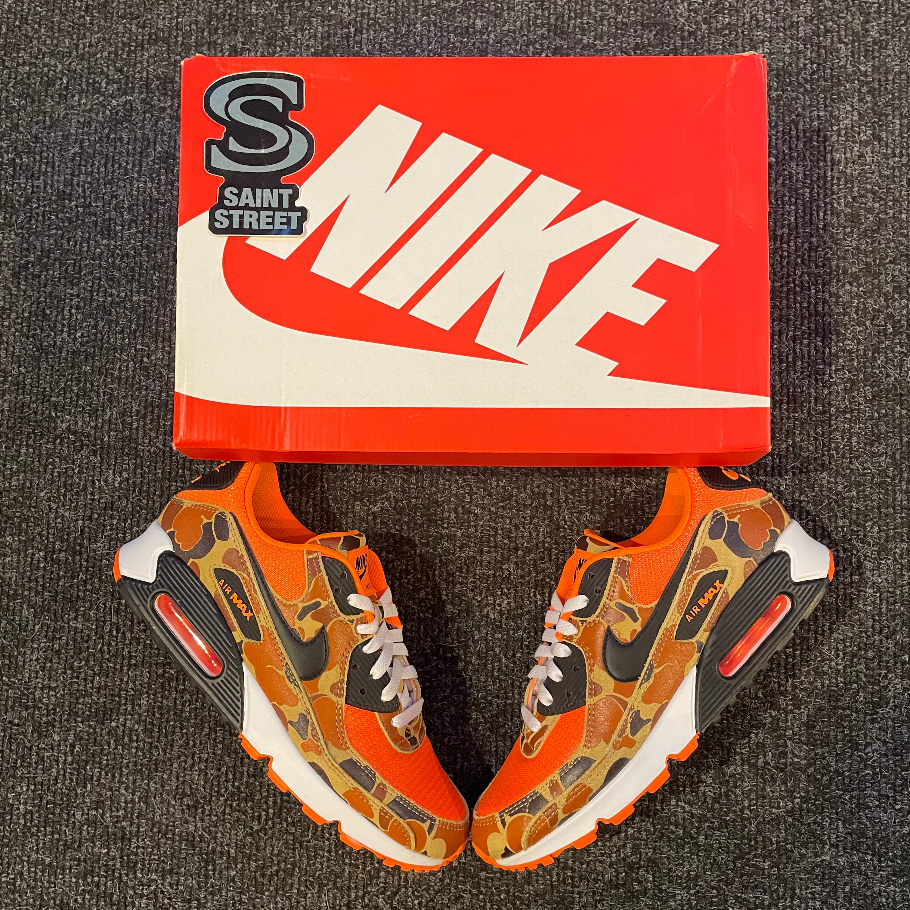 Nike air max 90 sp duck camo discount orange