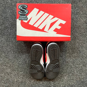 Nike Dunk Low 'Panda Red Swoosh'