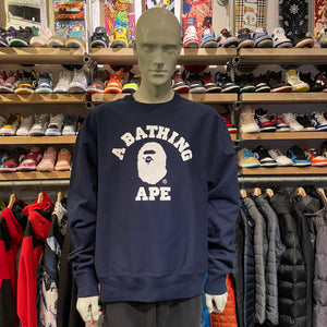 Bape 'College Logo' Crewneck