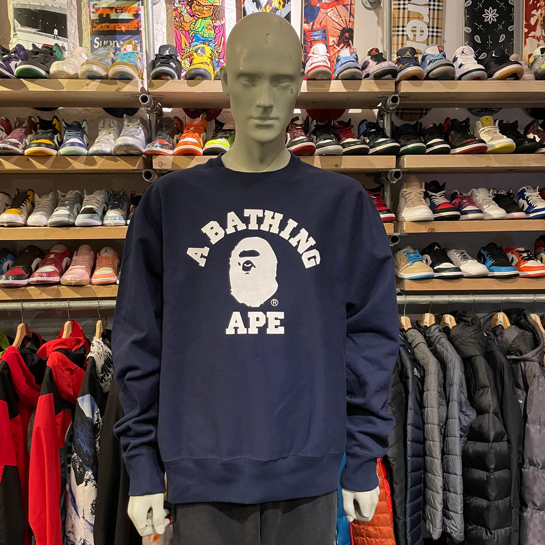 Bape 'College Logo' Crewneck