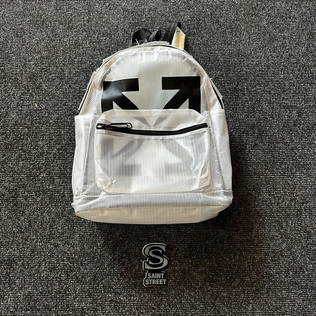 Off White PVC Backpack