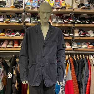 Stone Island Button Up Jacket Navy