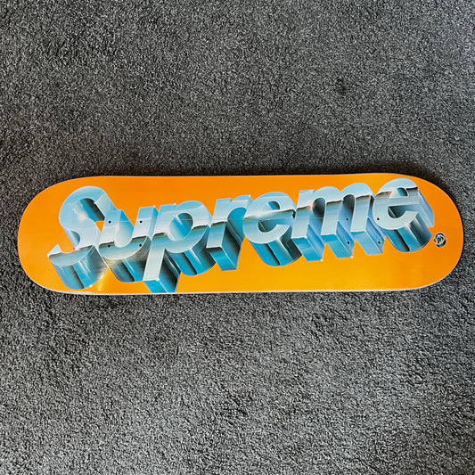 Supreme Chrome Logo Skateboard Deck