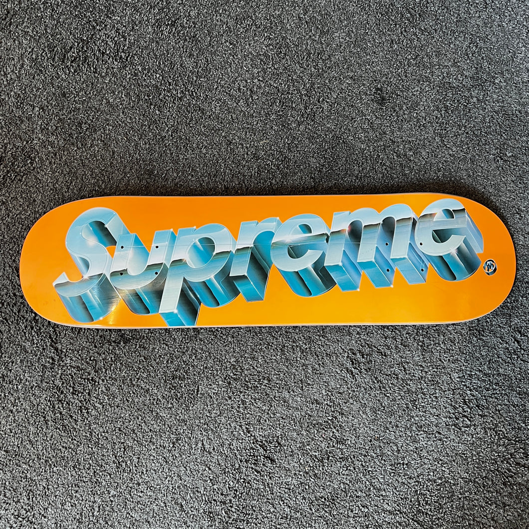 Supreme Chrome Logo Skateboard Deck