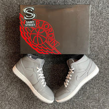 Load image into Gallery viewer, Jordan 1 Mid &#39;Grey/White&#39;
