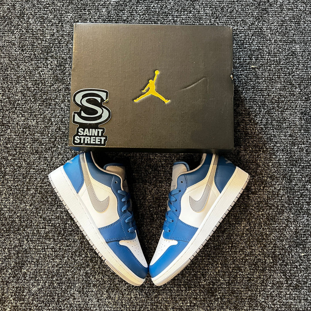 Jordan 1 Low ' Blue Cement'