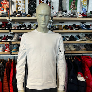 CP Company 'Lens' Crewneck White