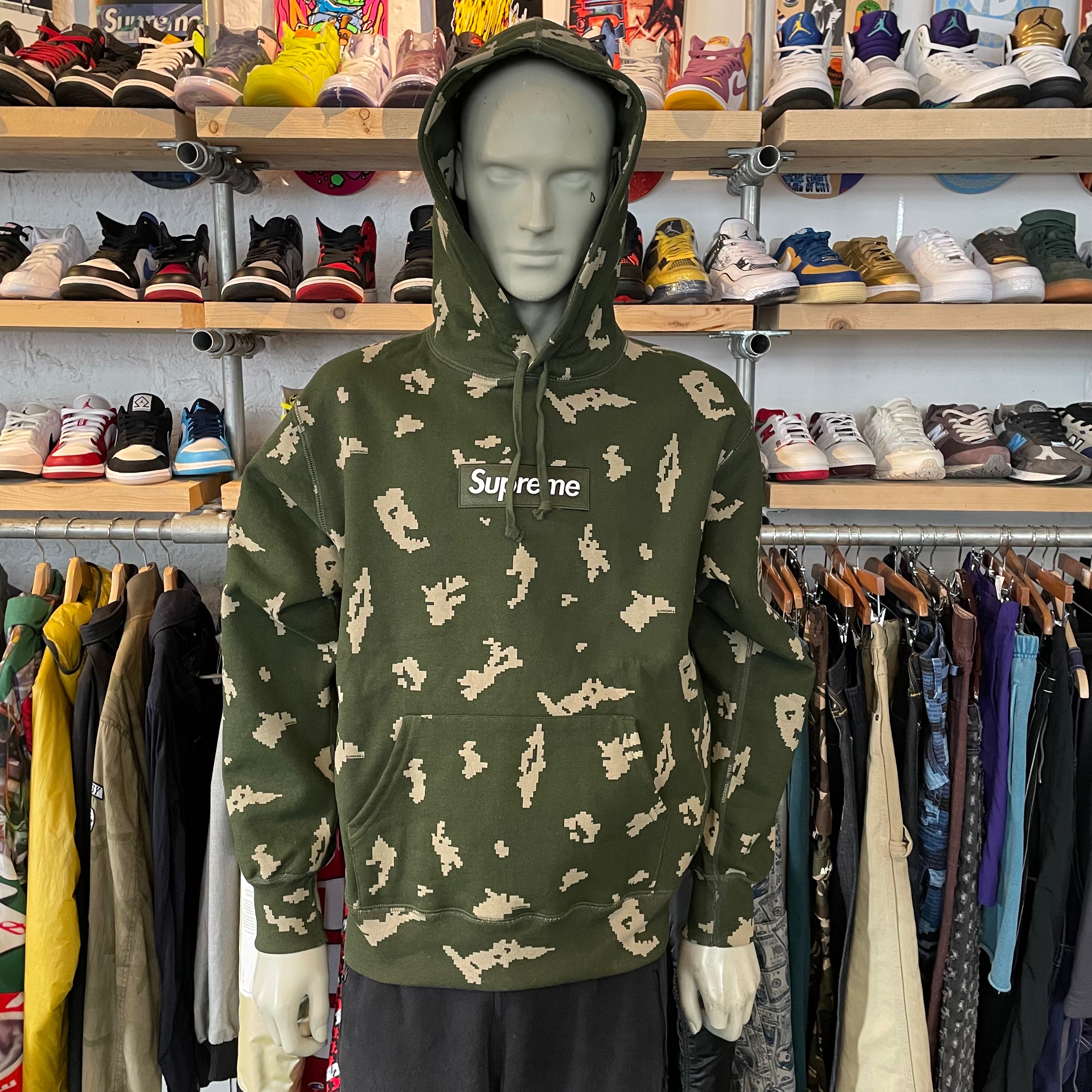 Supreme Olive Russian Camo Hoodie SaintStreetSneakers